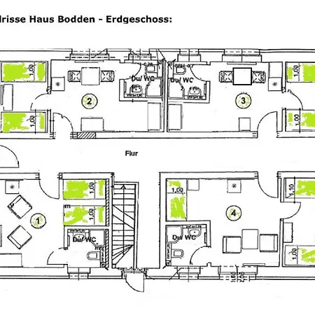 Gaestehaus Gruppenunterkunft Gruppenferienhaus Ruegen -bodden- Fuer Bis Zu 17 Gaeste Und 7 Sz Holiday home Schaprode